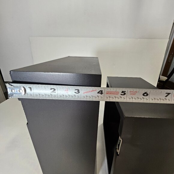 Melannco Set Of Two Floating Wall Cubes Espresso Finish NIB - Picture 10 of 13